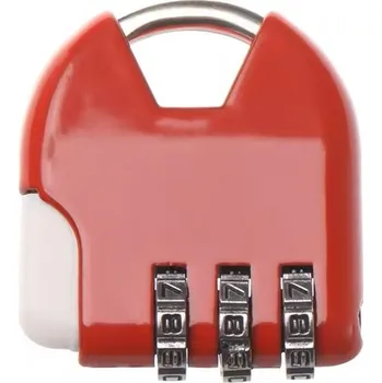 Visací zámek Gaira® Visací kódový zámek Z415, Barva červená