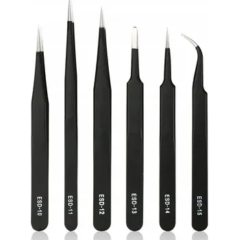 Sada nářadí Allmobil Sada přesné antistatické pinzety, 6 ks