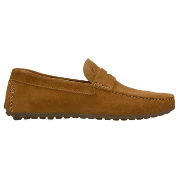 Pánské polobotky Trendy Hnědé Pánské Letní Boty Z Veluru Wojas 1011664 40