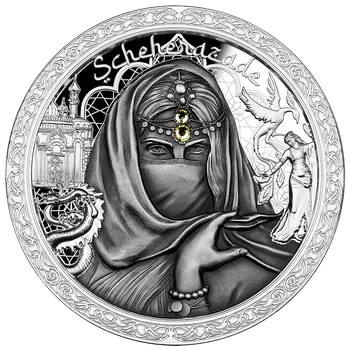 Stříbrná mince 2 oz Šeherezáda Tisíc a jedna noc 2023