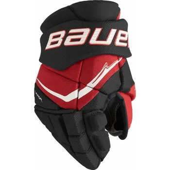 Hokejové rukavice Rukavice Bauer Vapor FlyPro S25 JR, černá-červená, Junior, 11" Bauer