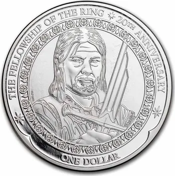 New Zealand Mint Stříbrná mince Pán Prstenů - Boromir 20. výročí 1 oz 2021