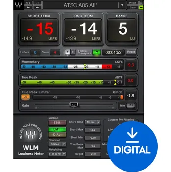 Hudební software Waves WLM Plus Loudness Meter (Digitální produkt)