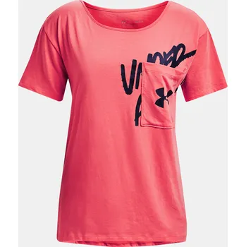 Dámské oblečení Tričko Under Armour Lve Oversized Graphic WM 819 S