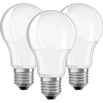 Žárovka 3PAK LED žárovka E27 A60 8,5W = 60W 806lm 4000K Neutrální 200° BELLALUX