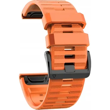 Řemínek na hodinky Pásek Erbord pro Garmin 22 mm oranžový