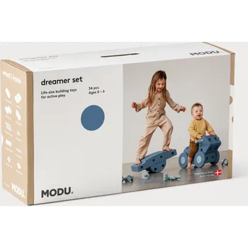 ostatní stavebnice MODU - Stavebnice Dreamer Set Deep Blue / Sky Blue