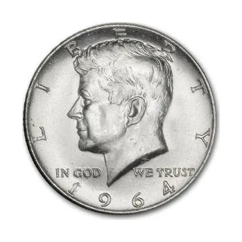 Kennedyho půldolar 1964 12,5 g