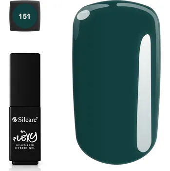 Lak na nehty Hybridní lak Flexy 151 modrý 4,5 g na nehty, TPO free