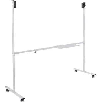 Kancelářský nábytek Stojan na tabuli Rocada M-T-ST-2101E, na kolečkách, otočný (revolverový), pro tabuli šířky 120-200 cm, šedý