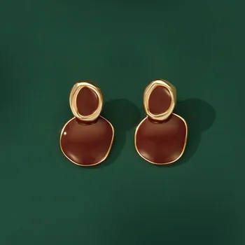 Náušnice JAY Smaltové náušnice Inés JAY-0070-SXY-3706 Červená