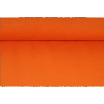Plátno, nemačkavá úprava, oranžová , metráž, látky