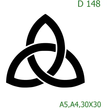 Šablona D 148 - A4 , Lepící fólie
