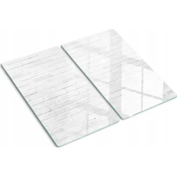 Obraz Skleněná ochrana indukční desky Cihlová zeď 2x30x52 cm