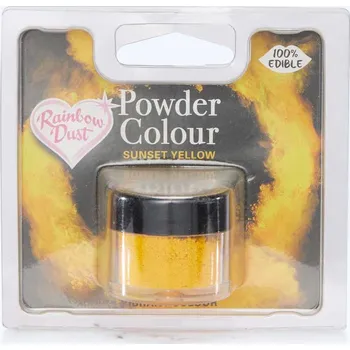 Přisada na vaření a pečení Sunset yellow prachová barva Rainbow Dust