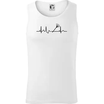 EKG zahrada - hrábě - Tílko pánské Core - S ( Bílá )