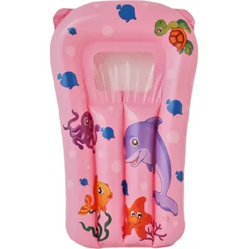 Nafukovací kruh Nafukovací dětská matrace do vody 72 x 44 x 10 cm Pohodlná lehátka do bazénu Plovoucí matrace pro děti na koupání růžová