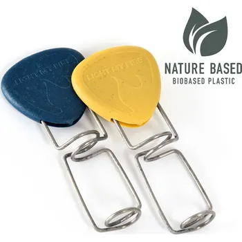 Kempingové nádobí Light My Fire GrandPa´s FireFork BIO 2-pack mustyyellow/hazyblue