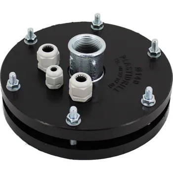 Příslušenství k čerpadlu PLASTIDRILL Instalační hlavice na vrt 140mm, 1", s odvzdušněním a vývodkou pro sondy (PG9)