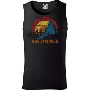 Pánské termoprádlo Mountain climber - barevný kruh - Tílko pánské Core - L ( Černá )