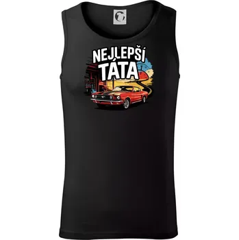 Nejlepší táta - americké auto - Tílko pánské Core - 2XL ( Černá )
