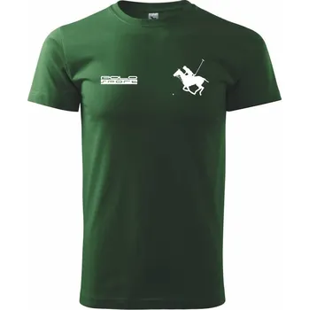 Pánské tričko Polo sport - Triko extra velké (5-8XL) - 6XL ( Lahvově zelená )