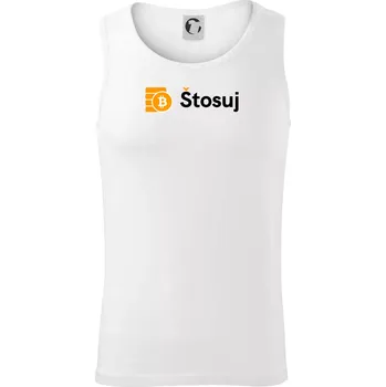 Štosuj - Logo na prsou - Tílko pánské Core - M ( Bílá )