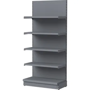 Skladový kontejner Mobler Jednostranný prodejní regál Mercury 170x103x47 cm - grafitová