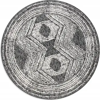 Koberec Koberec kulatý na terasu 140 Cm venkovní i vnitřní, oboustranný provázkový