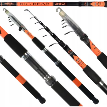 Outdoor vaření Hokkaido TELESKOPICKÝ RYBÁŘSKÝ PRUT 360 CM