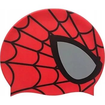 Plavecká čepice Dětská plavecká čepice Spider-Man 20x17 cm Silikonová Lehká 40g Plavání
