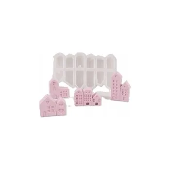 Výroba svíčky Formičky na vosk pro výrobu svíček "Domečky" různé vzory