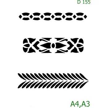 Šablona D 155 - A4 , Lepící fólie
