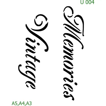 Šablona U 004 - A5 , Nelepící folie