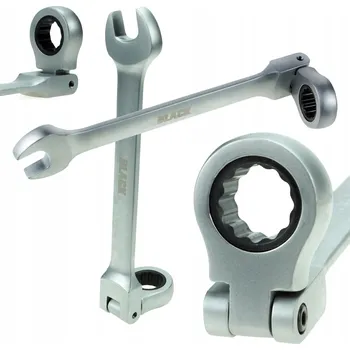 Klíč KLÍČ PLOCHÝ OČKOVÝ S RÁČNOU 10MM KLOUBOVÝ