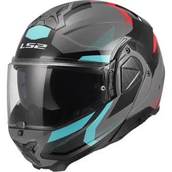 Helma na motorku LS2 LS2 FF910 ADVANT II TRIPLE překlápěcí helma nardo-šedá vel.L L