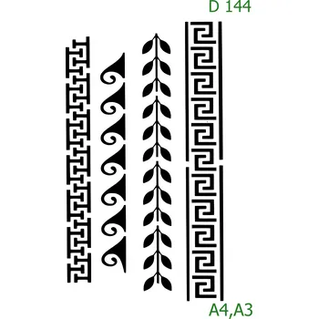 Šablona D 144 - A4 , Nelepící folie