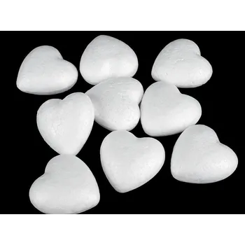 Srdce 4,4x4,7 cm polystyren