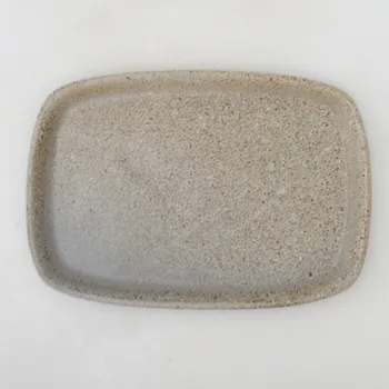 Květináč Keramická podmiska H08 - 22,5 x 16 x 1 cm - béžová