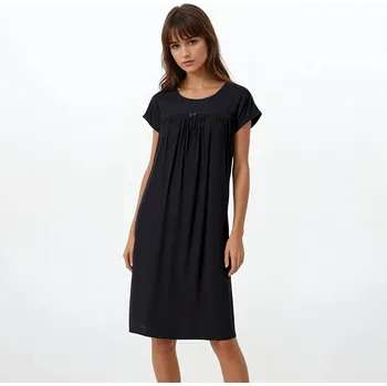 Dámské noční prádlo TREAT WEAR DÁMSKÁ NOČNÍ KOŠILE - HYDRATE LIGHT: Černá XXL