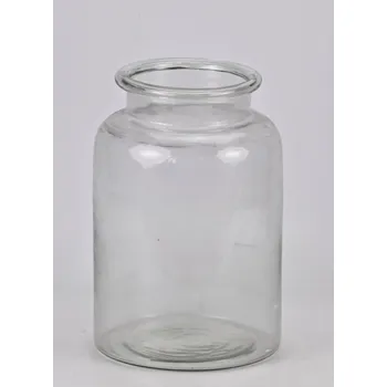 Svícen Skleněný svícen 27x15 cm