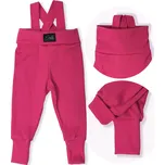 ESITO Rostoucí žebrované kalhoty s laclem Color HOT pink Velikost: 86 - 92