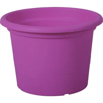 Květináč Květník CAMPANULA plastový fialovo růžový d17x12cm