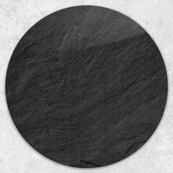 Obraz Stylové a odolné kulaté skleněné prkénko s potiskem Pevný kámen průměr 40 cm