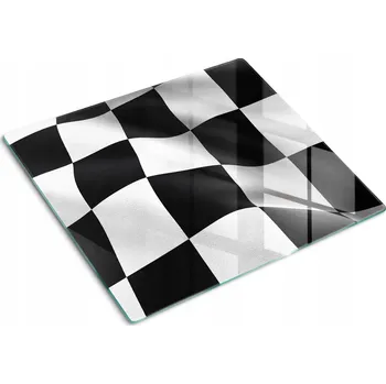 Obraz Odolná a stylová kuchyňská skleněná deska s motivem Konec vlajky 60x52 cm