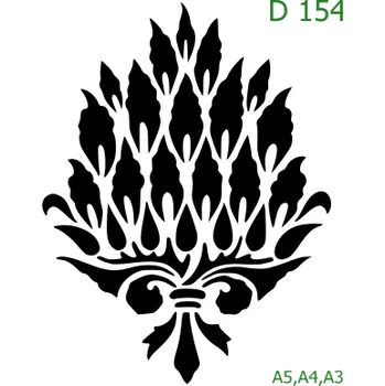 Šablona D 154 - A4 , Lepící fólie