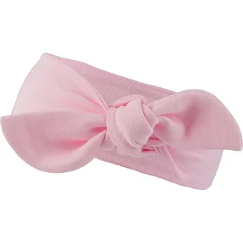 Módní doplněk Bavlněná čelenka pro miminko - uzel