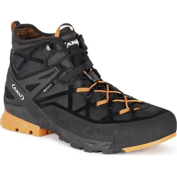 Pánská treková obuv Pánské boty AKU Rock DFS Mid GTX black/orange 9,5 UK