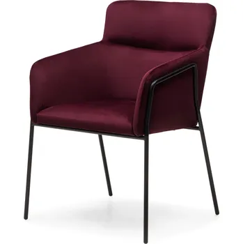 Jídelní židle Vínové designové jídelní křeslo HELSINKI VELVET Magic Velvet 2229