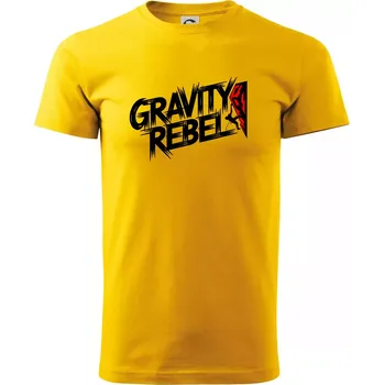 Gravity rebel - Triko extra velké (5-8XL) - 7XL ( Žlutá )